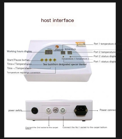 Infrared Sauna Blanket – Far Infrared Low EMF Detox & Wellness Tool